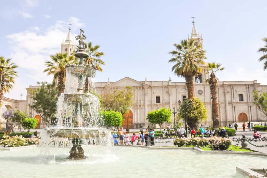 Arequipa: City Tour and Santa Catalina Monastery - Company of Jesus Basilica: White Ashlar and Neo-Renaissance Details