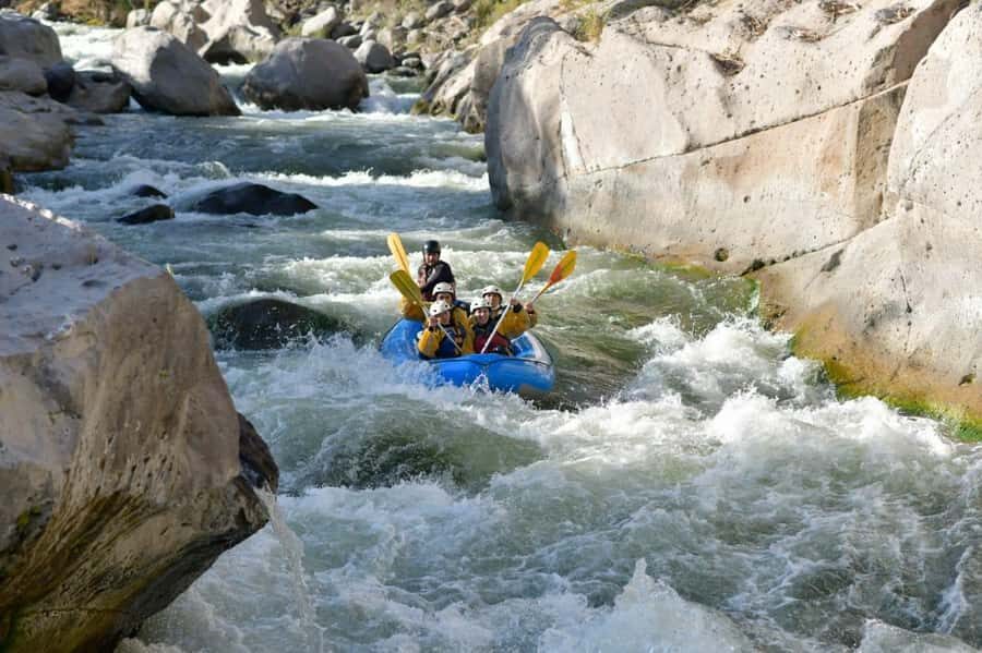 Arequipa: Rafting on the Chili River | Full adrenaline | - Chapí Virgin Cave and the Chilina Valley approach: where you reset before the rapids