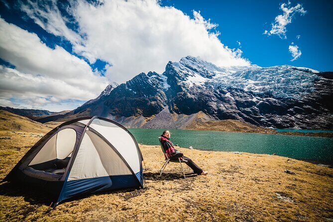 Ausangate and Rainbow Mountain Trek – 3 Days / 2 Nights - Day 2: Puca Pass, glacial lagoons, Warmisaya Pass, and Surinecocha camp