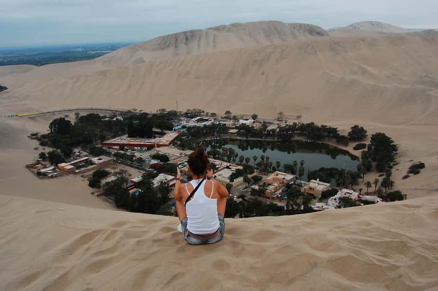 Ballestas Islands and Huacachina Oasis Half-Day Tour - Spotting El Candelabro from the Paracas Peninsula