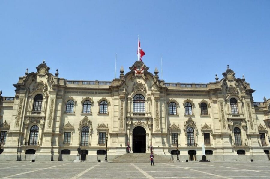 City Tour Colonial and Modern Lima Half Day Plus Ticket - Plaza San Martín and the Bolívar hotel: colonial architecture you can step into