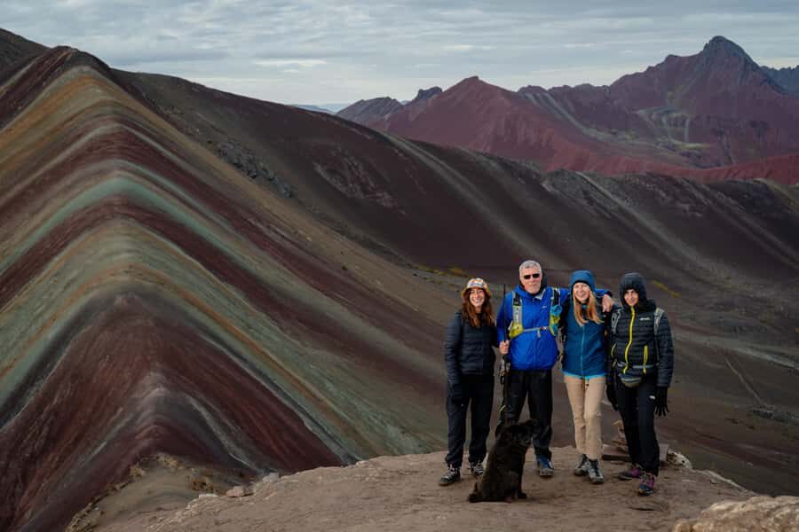 Cusco One Day: Tour Rainbow Mountain & Red Valley opcional - Reaching the top: photos, guided context, and a moment to breathe