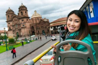 Cusco: open-top bus city tour - Getting On Board: What the Ride Feels Like