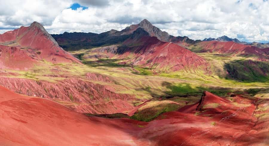 Cusco : Rainbow Mountain and Red Valley Tour - Red Valley (Valle Rojo): the crimson contrast after Vinicunca