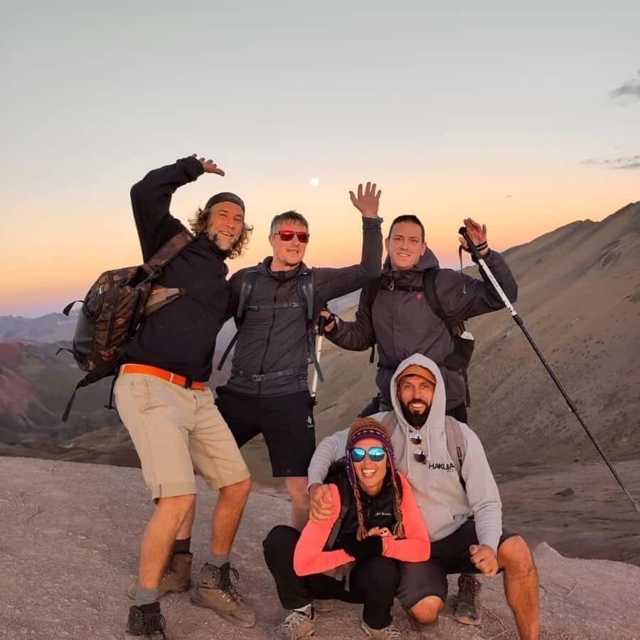 Cusco: Rainbow Mountain Tour at Sunset Without the Crowds - Rainbow Mountain at golden hour: the sunset viewing setup