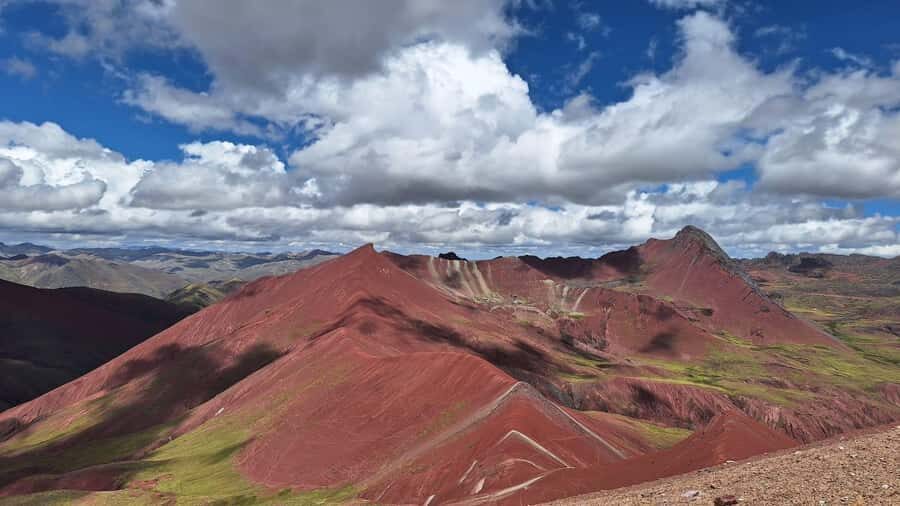 excursion to colorful mountain & red valley viewpoint cusco - The Chillihuani Transfer and the Walk Up to Rainbow Mountain