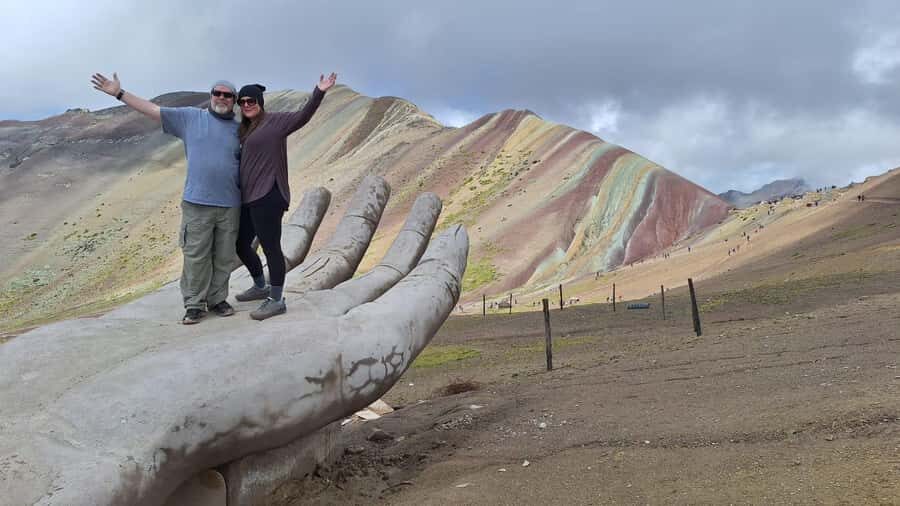 excursion to colorful mountain & red valley viewpoint cusco - Reaching the Summit Around 10:30: Your Best Photo Window