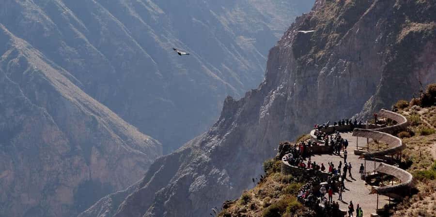 From Arequipa: Colca Canyon all inclusive | Full Day | - The Return Route Through Pinchollo, Maca, and Yanque