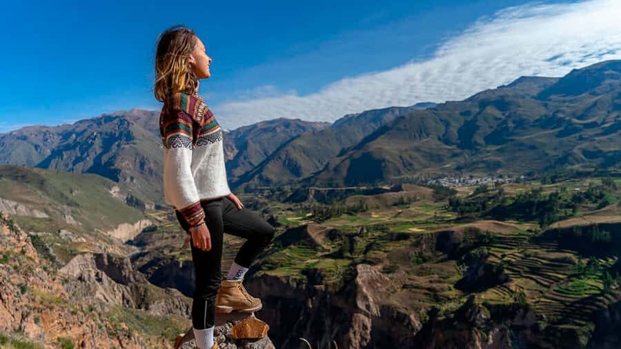 From Arequipa: Full Day Colca Canyon Tour - The volcano viewpoint at 4,800 m: Misti, Sabancaya, Chachani, Ampato