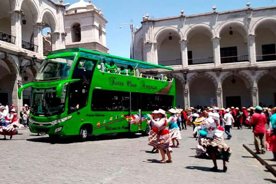 From Arequipa: Mirabus City Tour | Yanahuara Viewpoint | - Plaza de Armas Departure: The Easiest Way to Start Moving