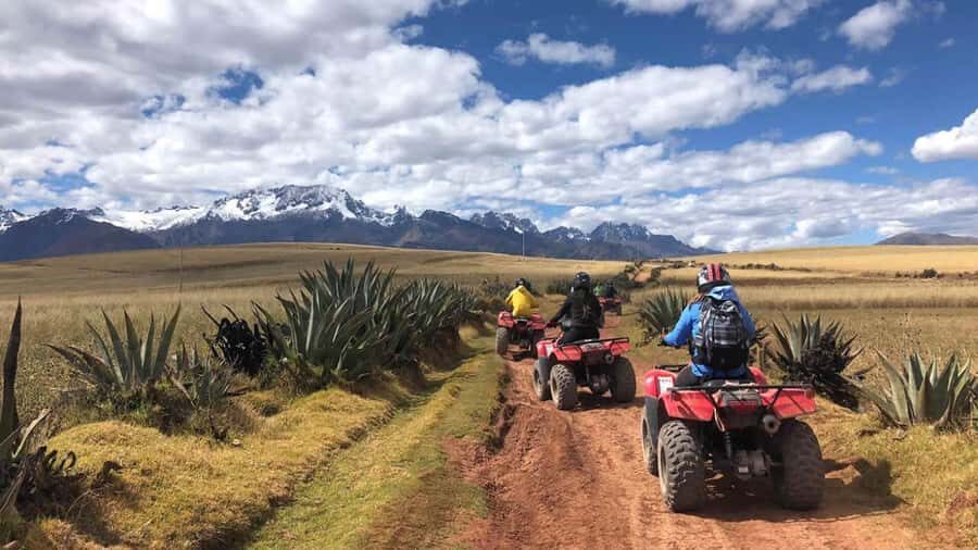 from Cusco: Atv Tour Maras, Moray, and Salt Mines - ATV Practice, Then Real Riding: How the Day Gets Rolling