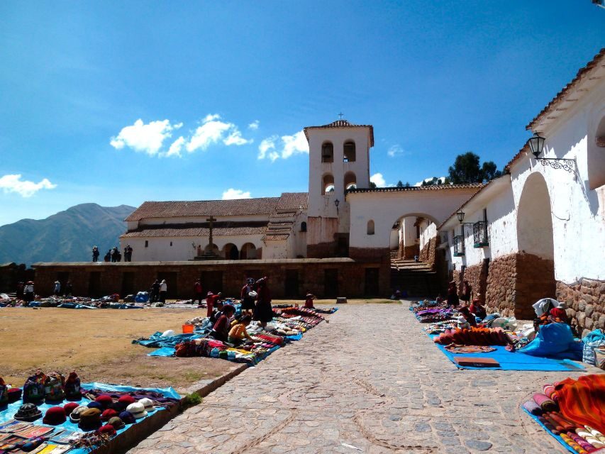 From Cusco: Sacred Valley Tour with Buffet Lunch - Chinchero: weaving culture, painted murals, and highland market energy