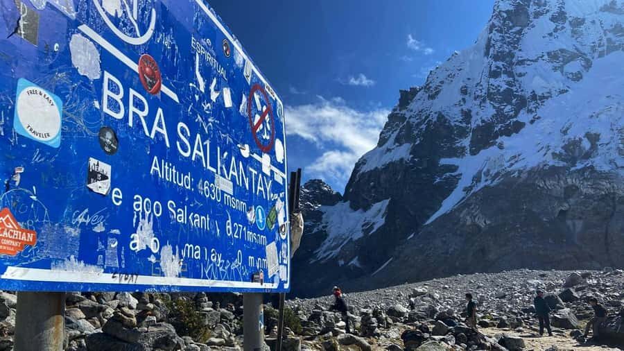 From Cusco: Salkantay trek 5 days/4 nights meals included - Day 2: Salkantay Pass (4,650m) and camp at Chaullay