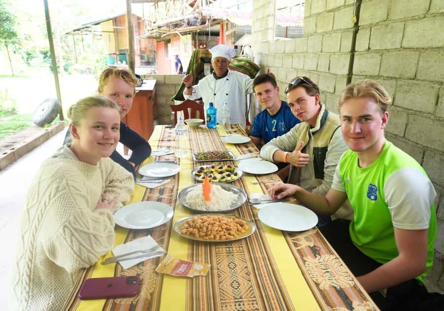 From Cusco: Salkantay Trek to Machu Picchu 5D/4N or 4D/3N - Day 3: Santa Teresa Rainforest Trails, La Playa Lunch, and Cocalmayo Hot Springs
