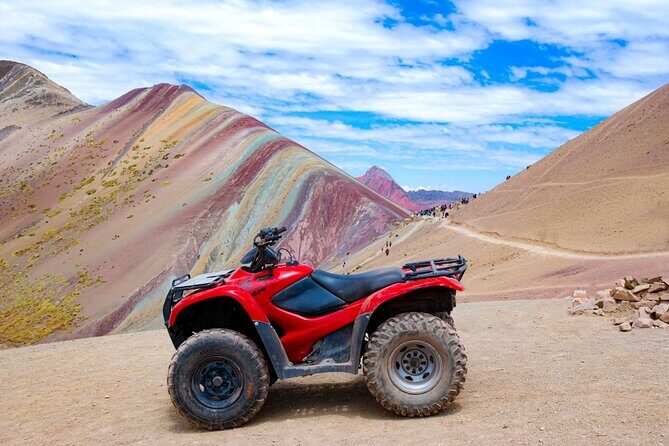 From Cusco: Vinicunca Rainbow Mountain ATV Tour with Meals - From the base to your ATV: how the ride actually works