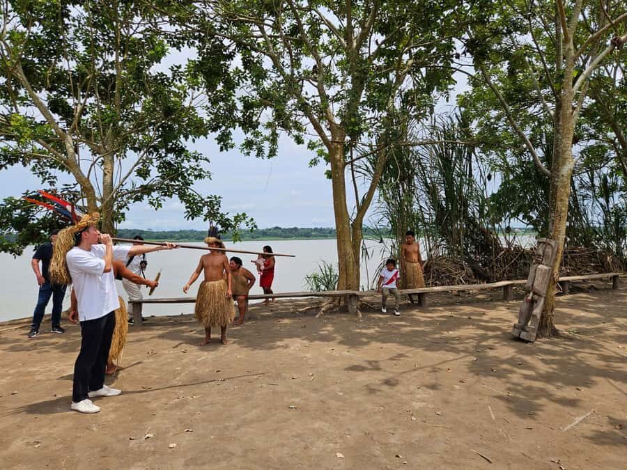 From Iquitos: Full day tour in the Peruvian jungle - Yagua native community visit: culture, clothing, and handmade crafts