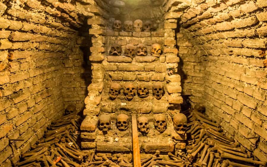 From Lima: City Tour with Catacombs & Pachacamac Inka Ruins - San Francisco de Asís Museum and the Catacombs: the underground part you’ll remember