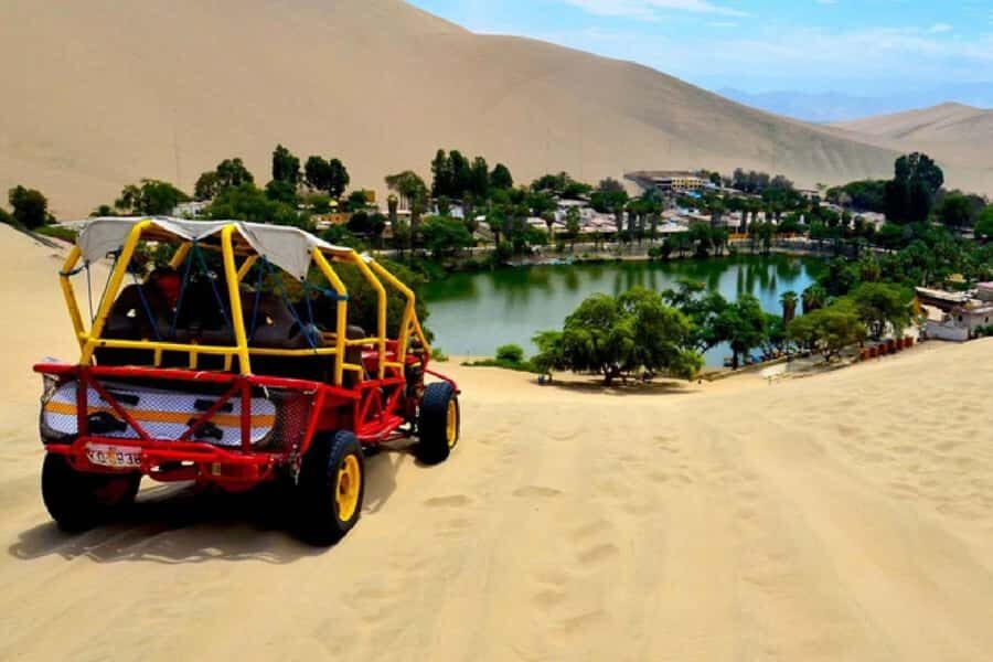 From Lima: Full Day Tour (Paracas + Huacachina) - Ballestas Islands from Chaco Dock: wildlife, rock formations, and quick sea spray
