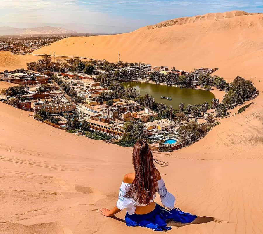 From Lima: Nazca Lines Flight with Huacachina Oasis Tour - Huacachina Oasis: the desert’s weird, wonderful contrast