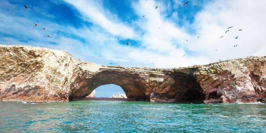 From Paracas: Guided boat tour of the Ballestas Islands - Natural arches and caves: the boat route that changes your perspective