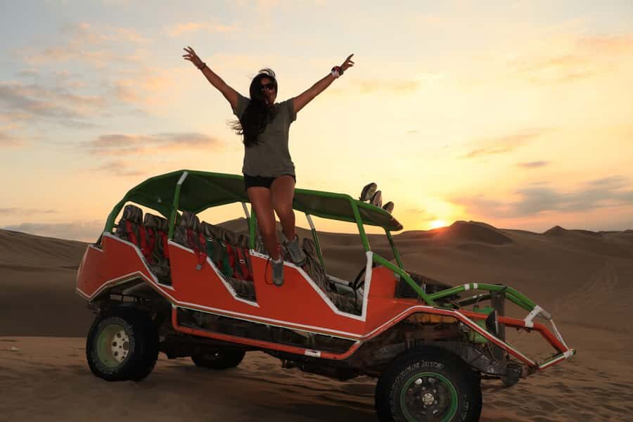 From Paracas: Mini Buggy Tour & Sandboarding at Oasis - First Taste of the Dunes: Paracas Pickup to the California Desert