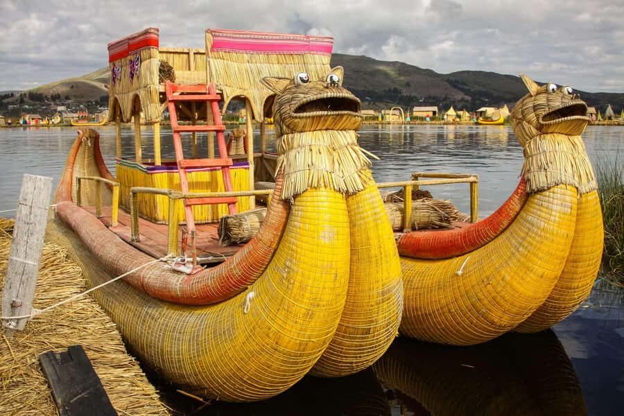 Full Day Tour to Titicaca Lake in Puno: Uros and Amantani - Uros Floating Islands: Reed Craft You Can Actually See
