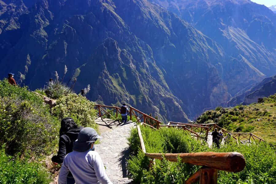 Full Day Trip to Colca Canyon from Arequipa ending in Puno - Patapampa pass viewpoint (4,800 m): your body checks in