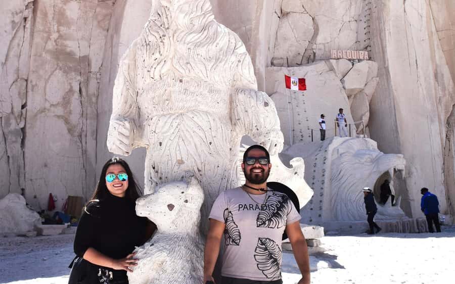 Half-day tour in Arequipa: Sillar route - Working Sillar Quarries: What You See Is Still in Use