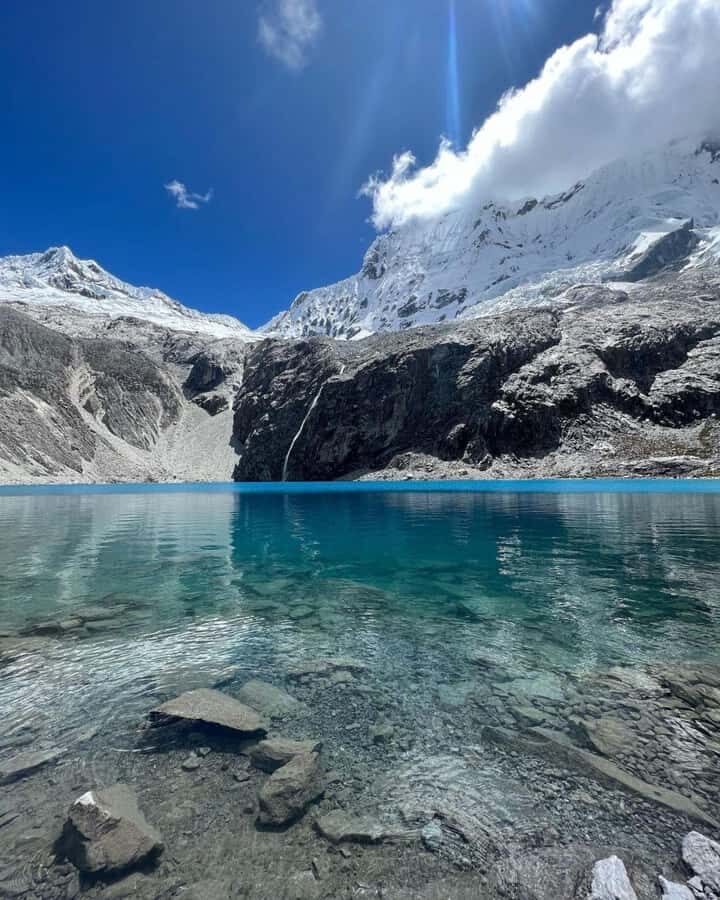 Huaraz: Laguna 69 | Cordillera Blanca | Hike to Lake 69 - The return: same road back, plus gravel-road comfort