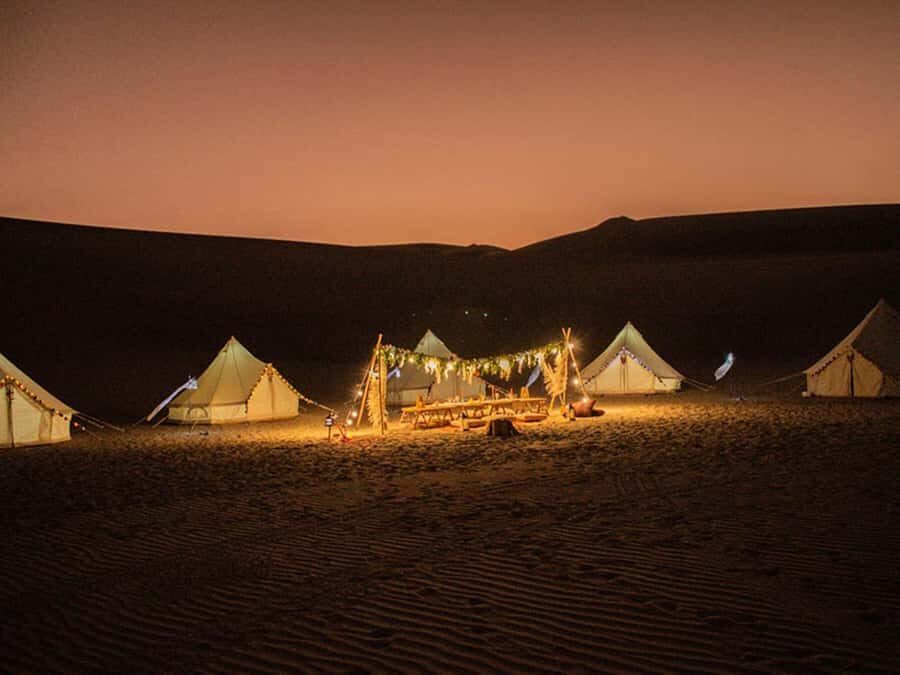 Ica | Huacachina: Desert Glamping | Night Under the Stars - Lagoon Time, Buggy Dunes, and Sandboarding Practice