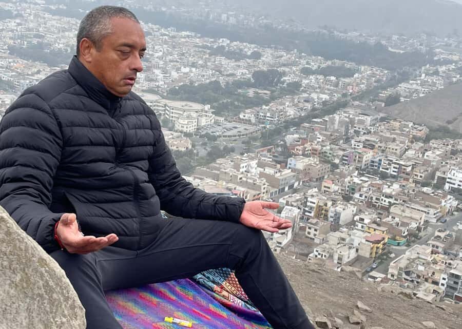 Lima: Spiritual Healing with Xanga - The Smokeable Ayahuasca - The guided part on the mountain: the cleansing that sets the tone