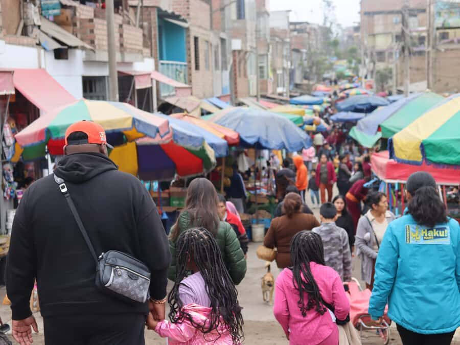 Lima: Villa El Salvador Shanty Town Tour - The yellow stairs and the urban project idea