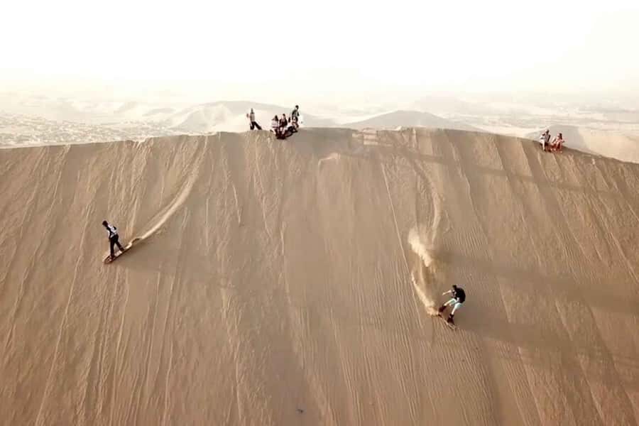 Nasca: Ocongalla Aqueduct Sandboarding in the Usaka desert - A Nazca afternoon that moves fast, but stays focused