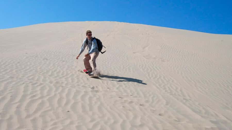 Nasca: Ocongalla Aqueduct Sandboarding in the Usaka desert - Ocongalla Aqueduct: seeing ancient irrigation in real use