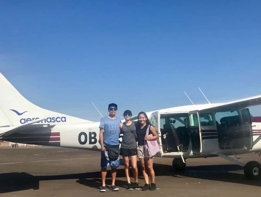 Nazca: Overflight of the Nazca Lines - The “Maria Reiche” setup: what happens before you take off