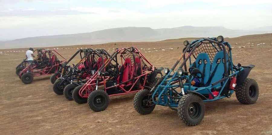 Paracas: Drive ATV and Buggy in Paracas Reserve - On the Peninsula Route: Isthmus Views and the Color Contrast