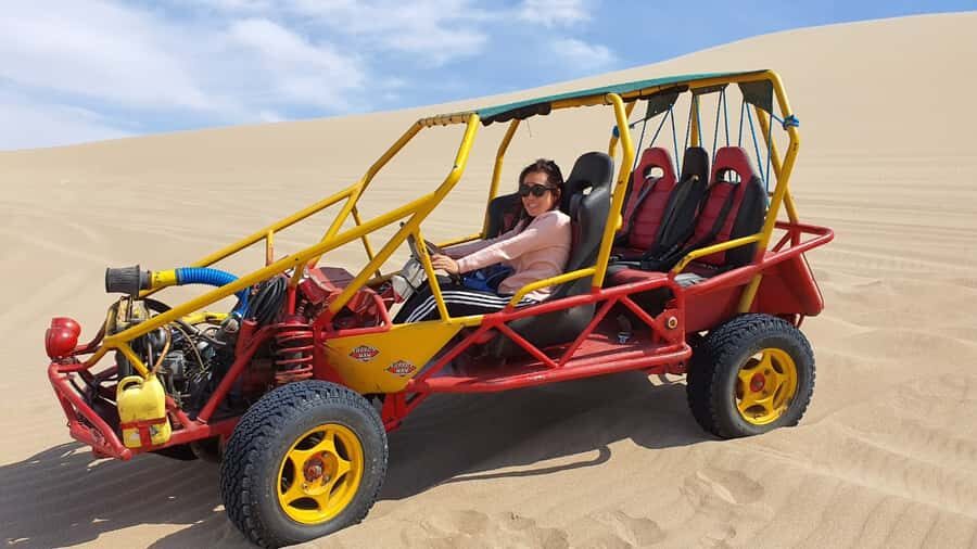 Paracas or Pisco: Private Huacachina Oasis Tour & Buggy Ride - The Dune Buggy Ride: 1 Hour Across Desert + Sandboarding/Sand-Surfing