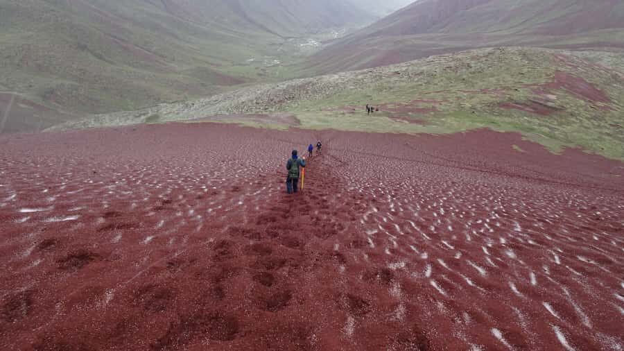 Peru: Rainbow Mountain and Red Valley View Point Tour - Red Valley View Point: Quiet Minutes and Great Angles