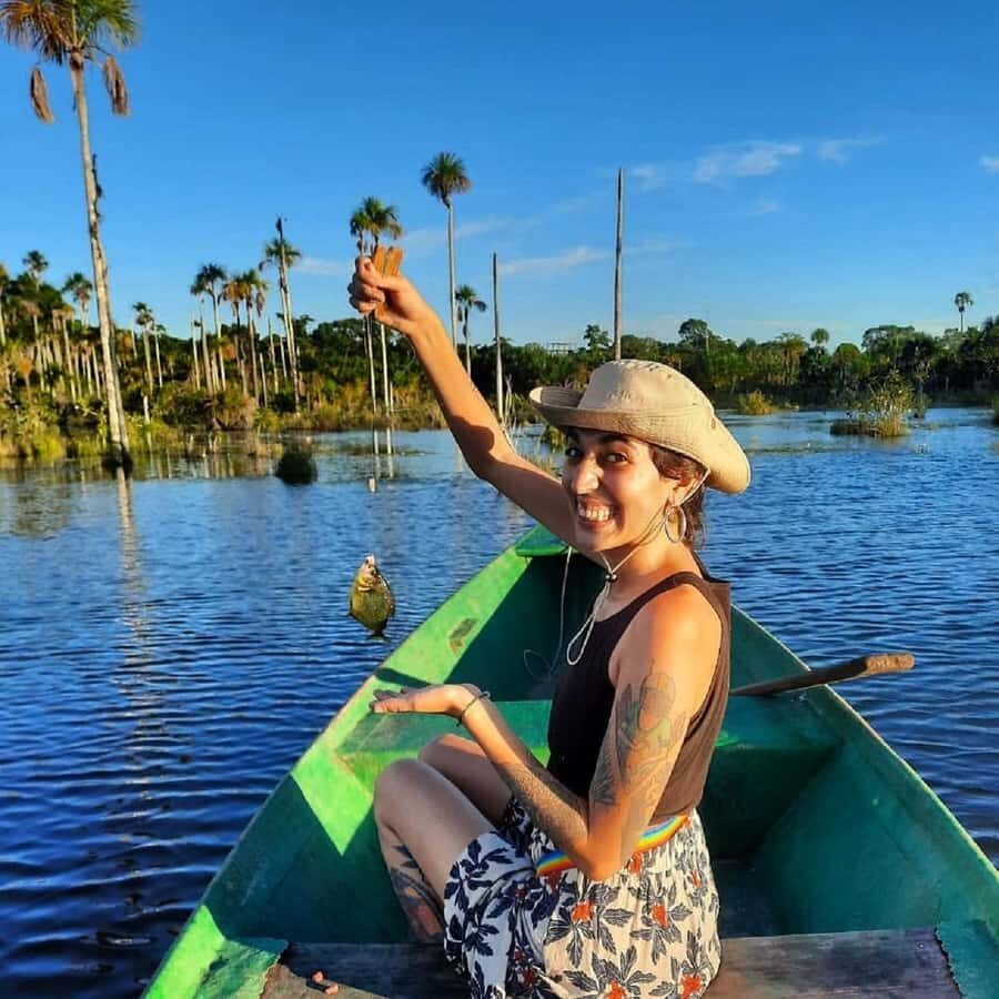 Puerto Maldonado: Lake Yacumama sunset and piranha fishing - Sunset views you actually get time for
