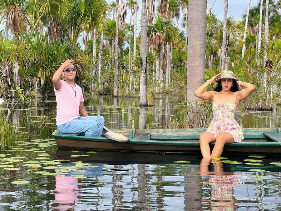 Puerto Maldonado: Lake Yacumama sunset and piranha fishing - What language support looks like in practice