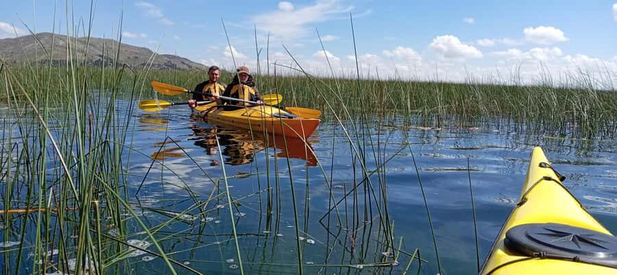 Puno: 2-day Uros Kayak Tour with Homestay at Amantani Island - Day 1: Puno pickup, Uros kayak on Lake Titicaca, and floating island reality