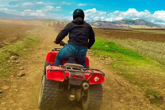 Quad bikes in Moray and Salineras and Picnic with llamas - Salineras de Maras salt pools: pink salt scenery at altitude