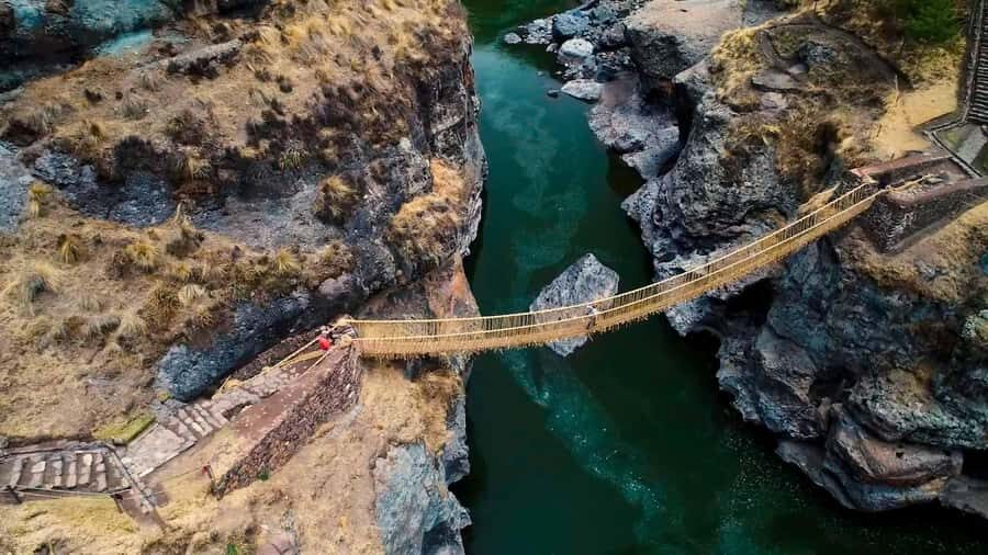 Queswachaka : Tour Inca bridge - Cusipata breakfast: real fuel before the bridge and lagoons