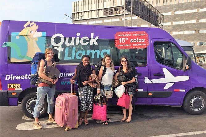 QuickLlama: Door-to-door transfer from Miraflores to Lima Airport - Inside the Van: Comfort Without Overpaying