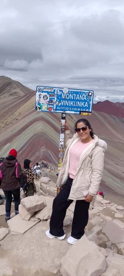 rainbown mountain Vinicunca 1 day - The 1.5-hour climb: how to pace your summit push