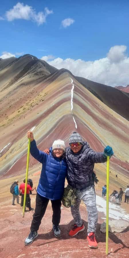 rainbown mountain Vinicunca 1 day - The descent back: 1.5 hours that test your legs