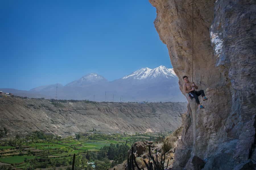 Rock Climbing in Arequipa, Perú - What you actually get for $39 (and why it’s good value)