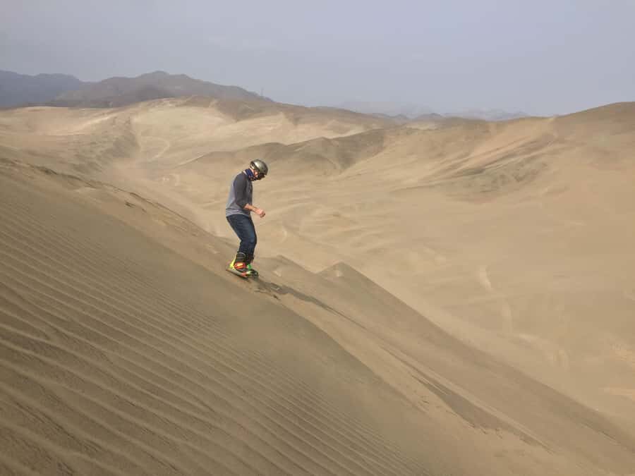 Sandbording in Lima - What to expect on the sand: adrenaline, plus a dose of soreness