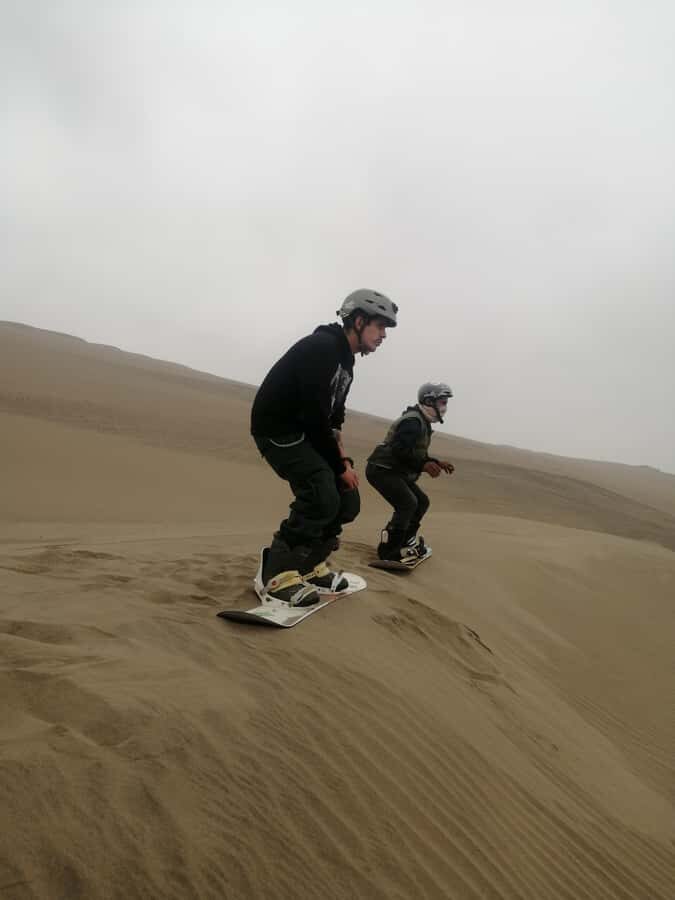 Sandbording in Lima - Language and guidance: you’ll get support either way