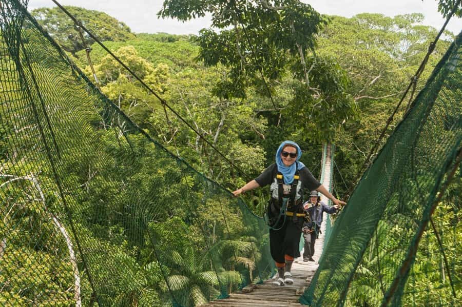 Tambopata National Reserve Tour 3 Days - Day 2: Sandoval Lake hike, rowboat wildlife, and night walk